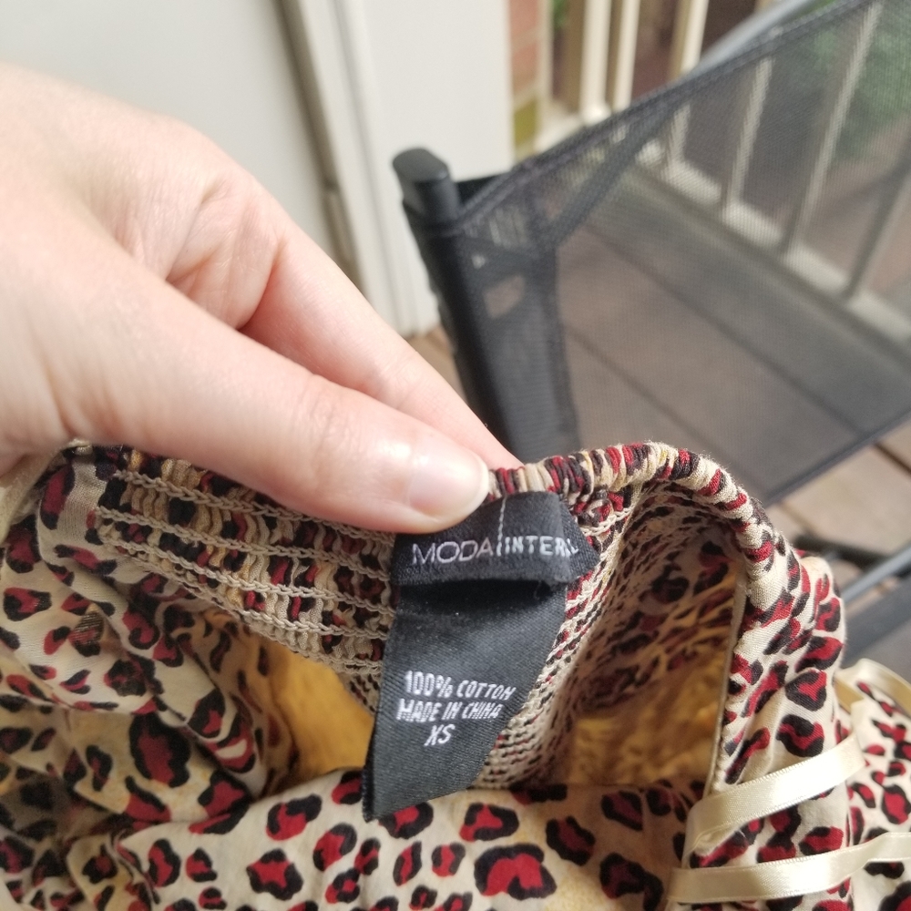 Cheetah print romper from victoria's secret - Picture 3 of 6